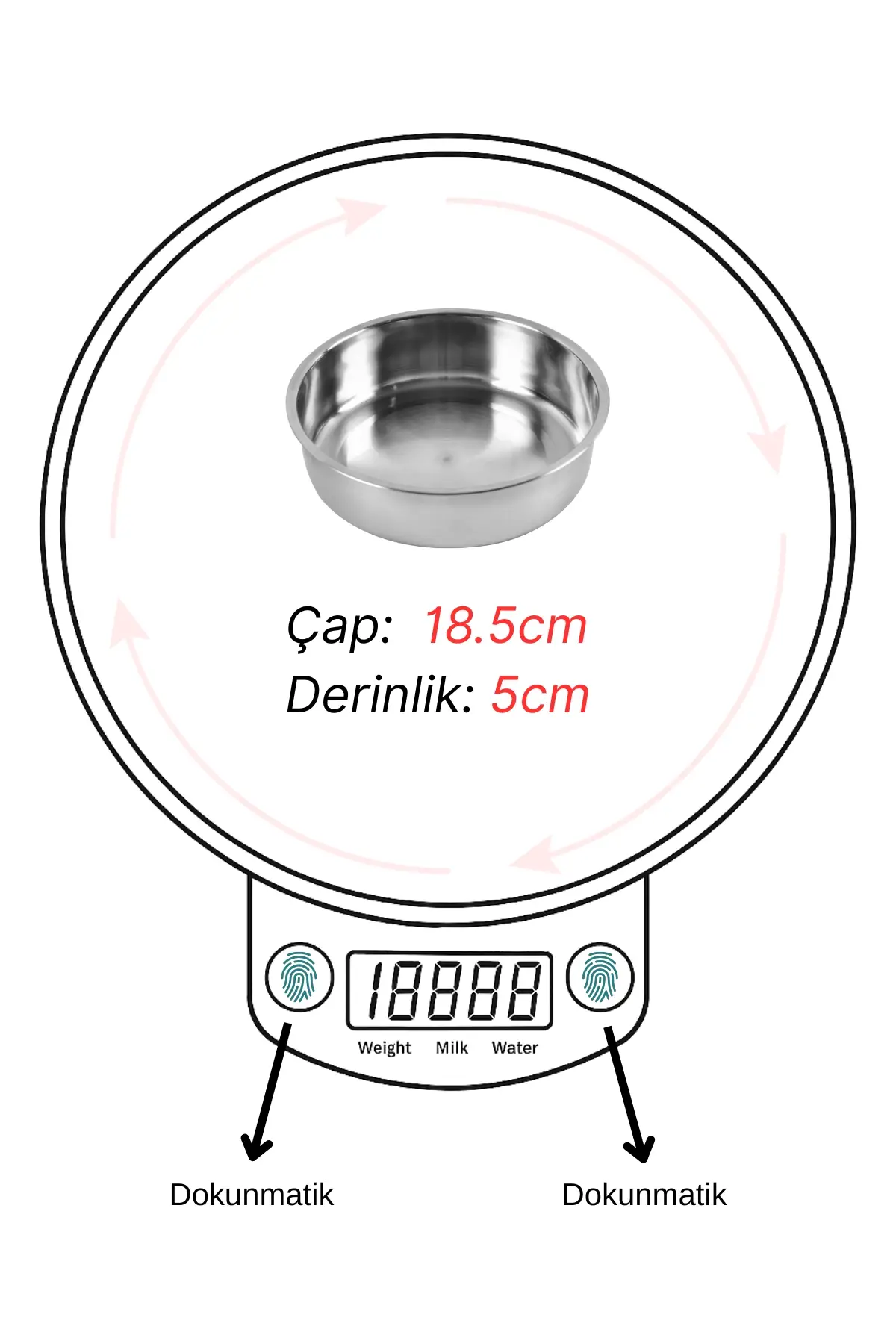 5 Kg Lcd Ekranlı Hassas Su Süt Ölçer Hazneli Sporcu Evcil Hayvan Terazisi Tartısı 5 Kg Lcd Ekranlı Hassas Su Süt Ölçer Hazneli Sporcu Evcil Hayvan Terazisi Tartısı
