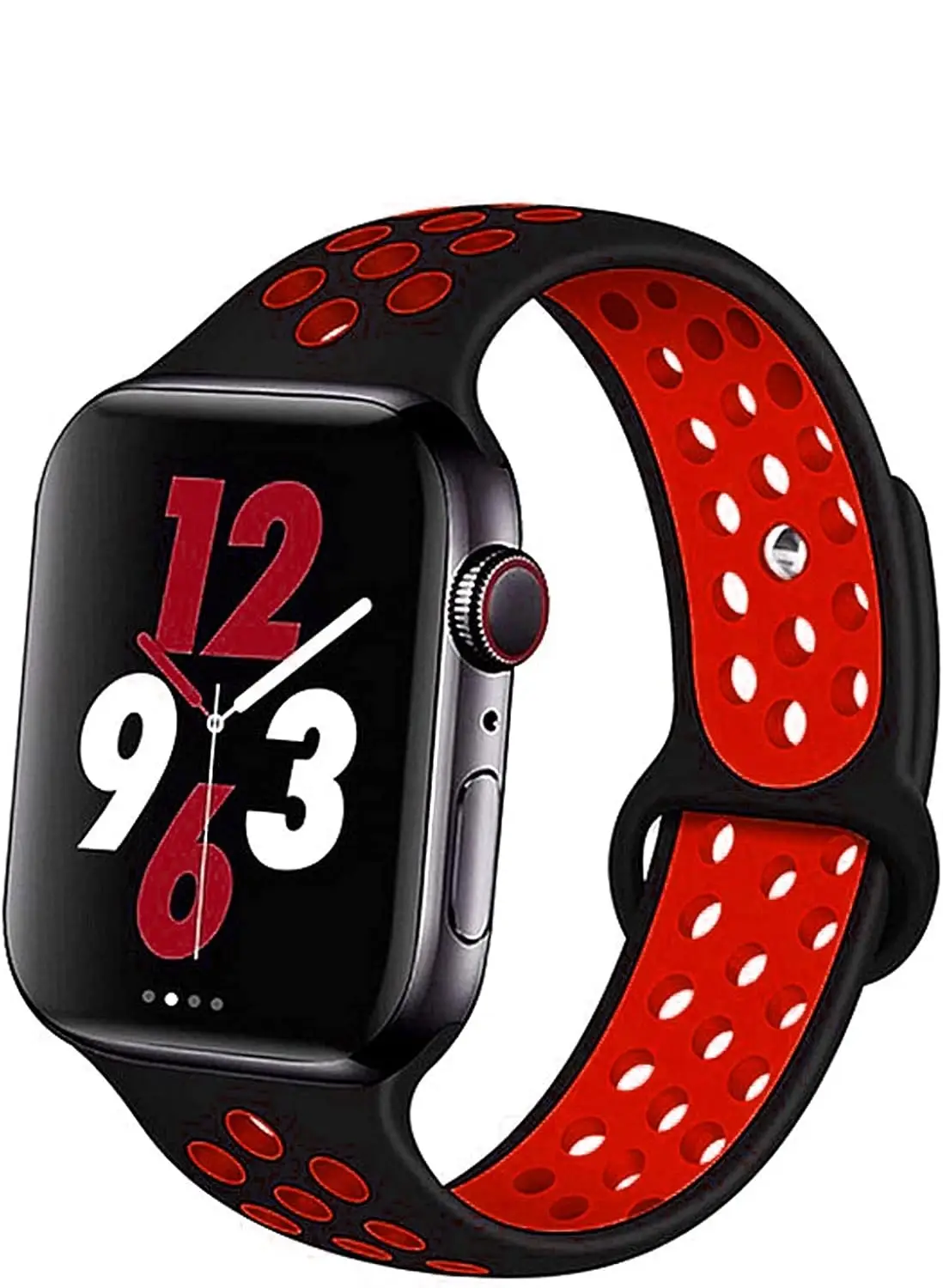 Apple Watch 7 8 9 10 Seri 40 41 42mm Uyumlu Spor Silikon Kordon Apple Watch 7 8 9 10 Seri 40 41 42mm Uyumlu Spor Silikon Kordon