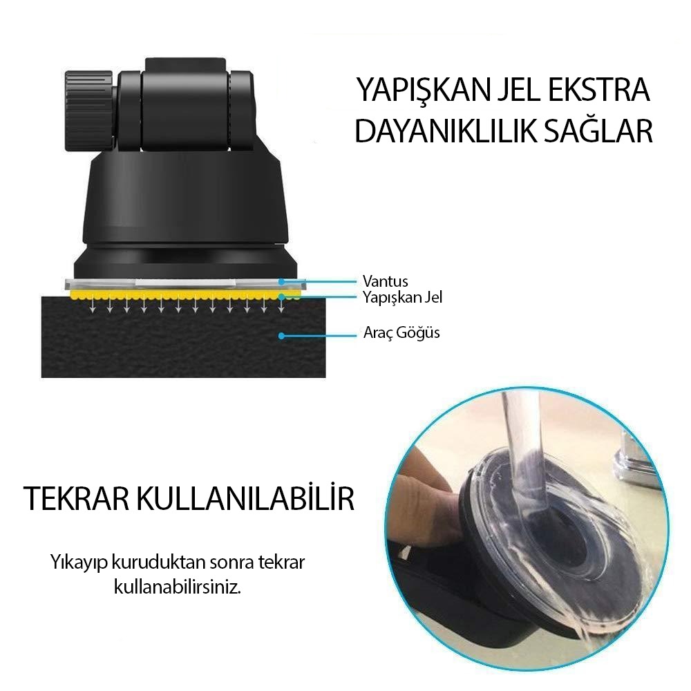 Araç İçi Manyetik Mıknatıslı Telefon Tutucu Tutacağı Uzayan Model Araç İçi Manyetik Mıknatıslı Telefon Tutucu Tutacağı Uzayan Model