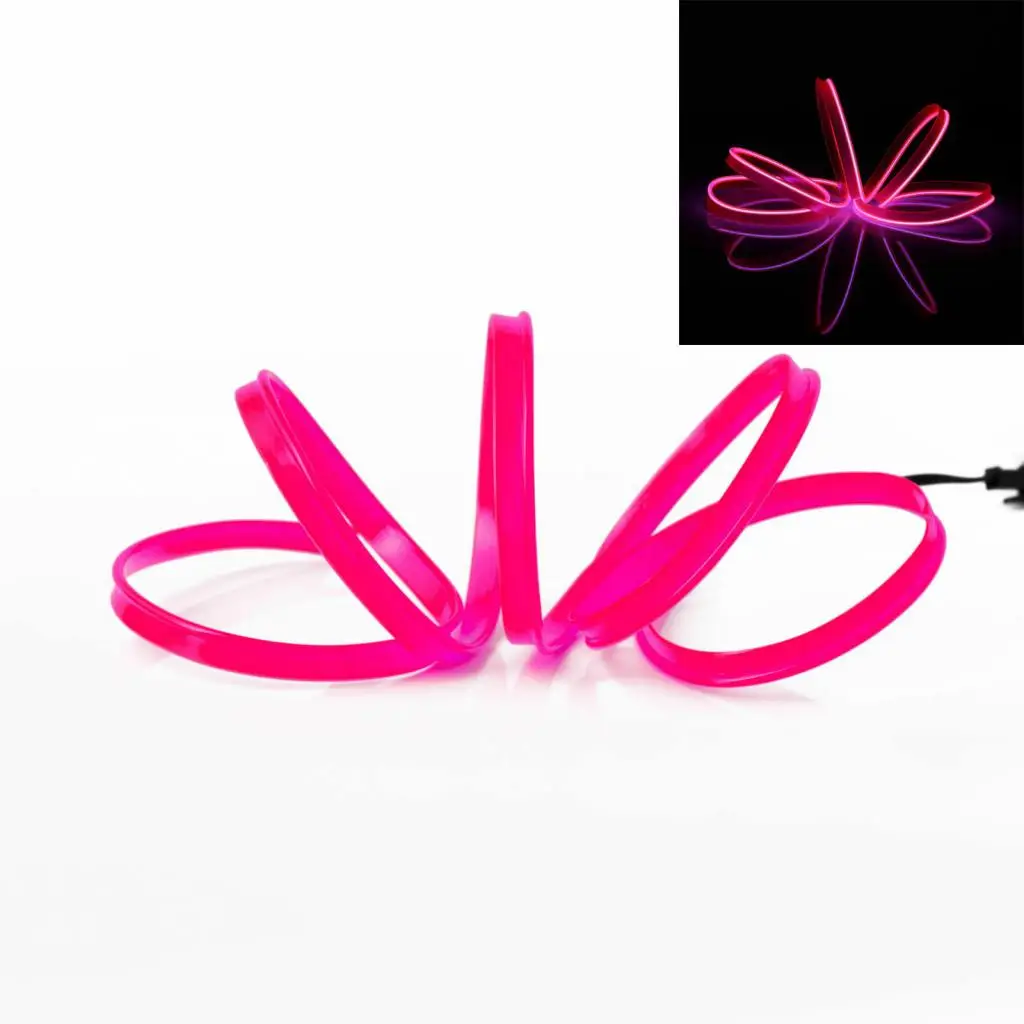 Araç İçi Torpido Şerit Ledi Renkli İp Neon Led 3 Metre Pembe Araç İçi Torpido Şerit Ledi Renkli İp Neon Led 3 Metre Pembe