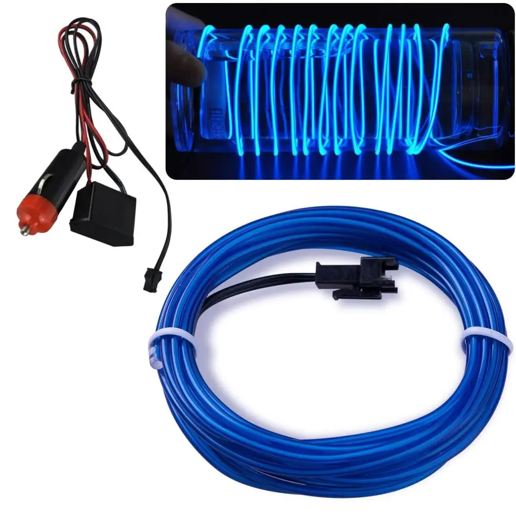 Araç İçi Torpido Şerit Ledi Renkli İp Neon Led 5 Metre Mavi Araç İçi Torpido Şerit Ledi Renkli İp Neon Led 5 Metre Mavi