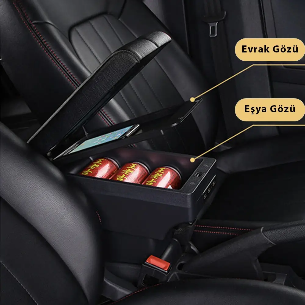 Dacia Logan ile Uyumlu Delmesiz Vidasız Kol Dayama Kolçak Dacia Logan ile Uyumlu Delmesiz Vidasız Kol Dayama Kolçak