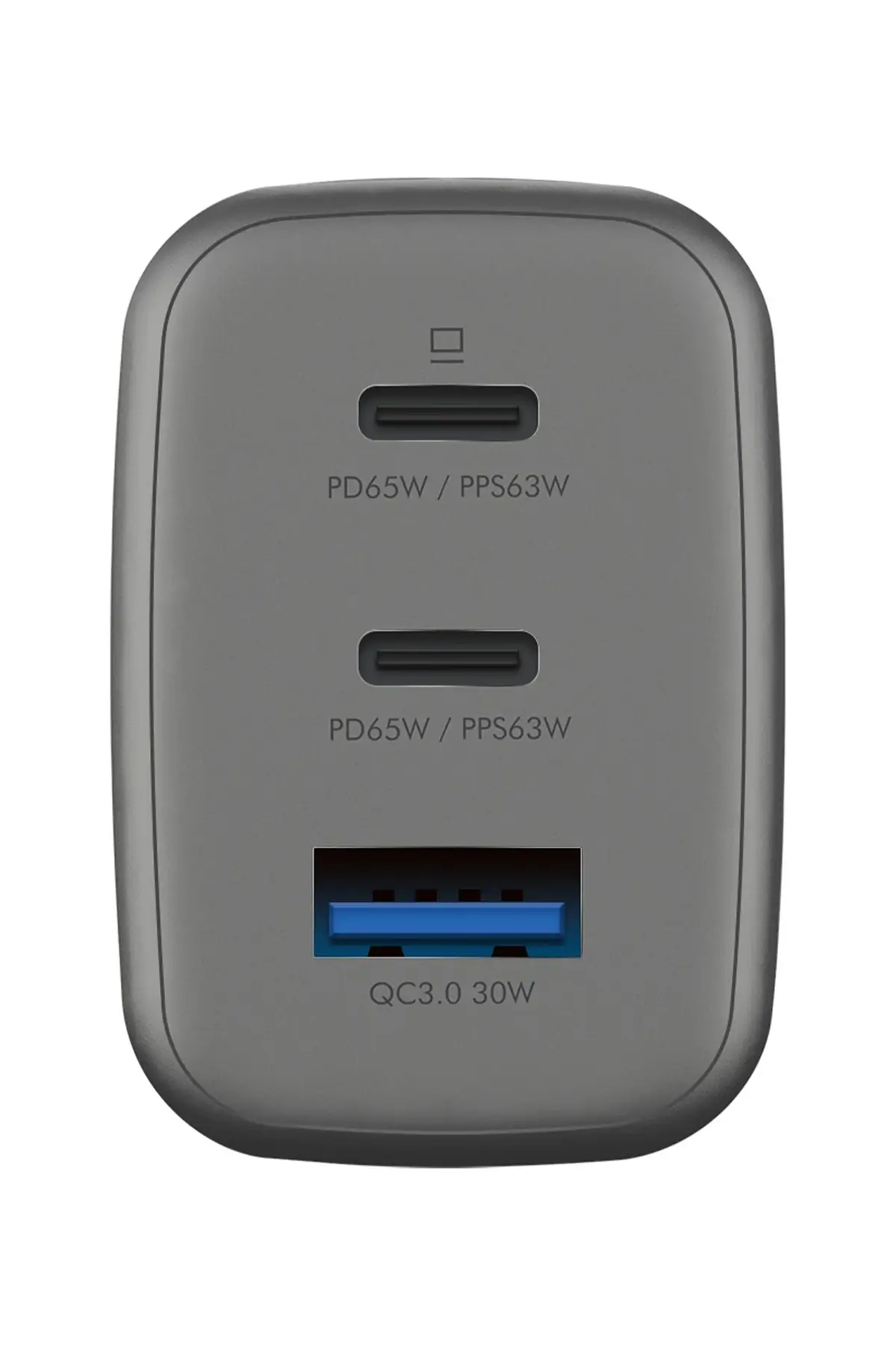 Energea AmpCharge GaN65 2 Adet 65W Type-C ve 30W USB 3.0 Çıkışlı Hızlı Şarj Aleti Energea AmpCharge GaN65 2 Adet 65W Type-C ve 30W USB 3.0 Çıkışlı Hızlı Şarj Aleti