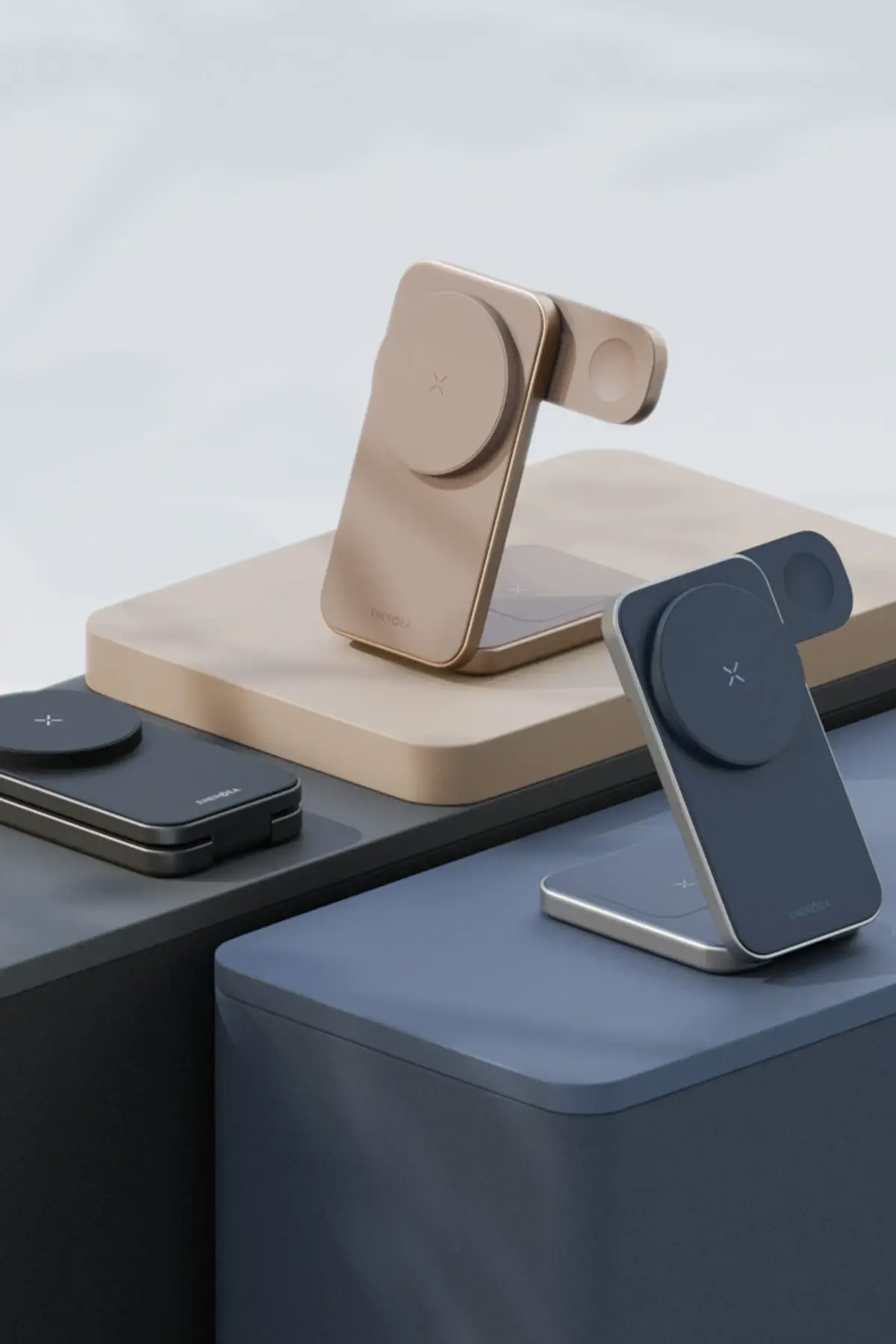 Energea MagTrio Plus 3in1 Katlanabilir 15W Telefon Saat Airpods Masaüstü Hızlı Şarj Standı Energea MagTrio Plus 3in1 Katlanabilir 15W Telefon Saat Airpods Masaüstü Hızlı Şarj Standı