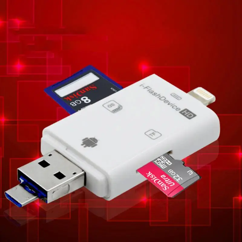 Micro Sd Hafıza Kart Okuyucu Apple iPhone Android Cihazlar İçin Micro Sd Hafıza Kart Okuyucu Apple iPhone Android Cihazlar İçin