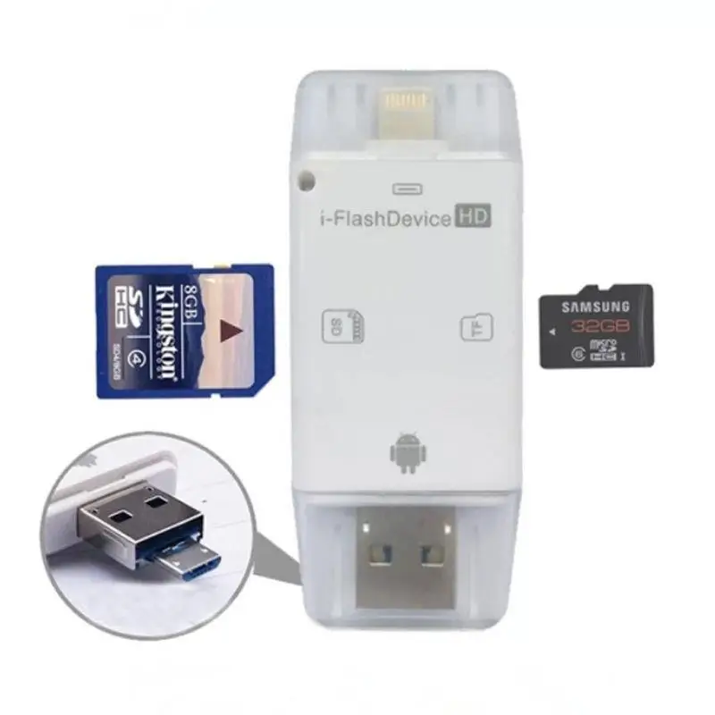 Micro Sd Hafıza Kart Okuyucu Apple iPhone Android Cihazlar İçin Micro Sd Hafıza Kart Okuyucu Apple iPhone Android Cihazlar İçin