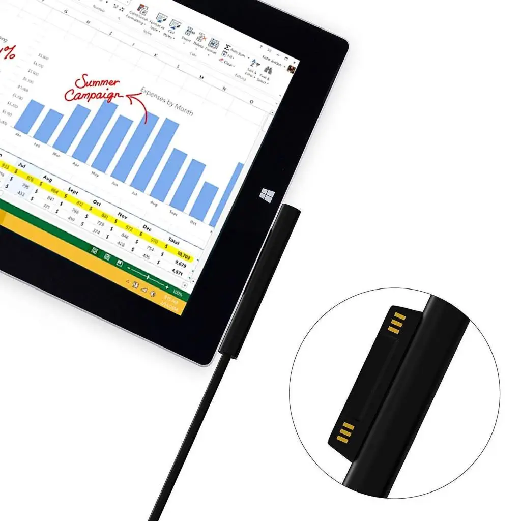 Microsoft Surface 3 4 5 6 Araç Çakmaklık Şarj Aleti Kablosu 1mt Microsoft Surface 3 4 5 6 Araç Çakmaklık Şarj Aleti Kablosu 1mt