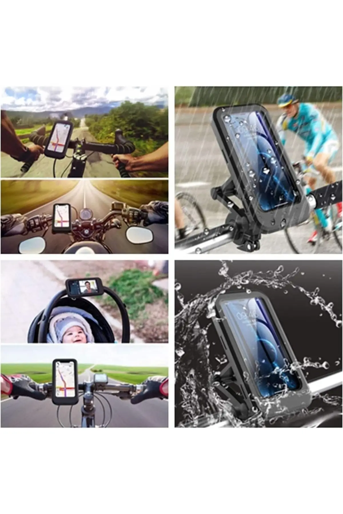 Motorsiklet Bisiklet Atv Manyetik Su Geçirmez 360° 5-7 inç Telefon Tutucu Tutacağı M3 Motorsiklet Bisiklet Atv Manyetik Su Geçirmez 360° 5-7 inç Telefon Tutucu Tutacağı M3