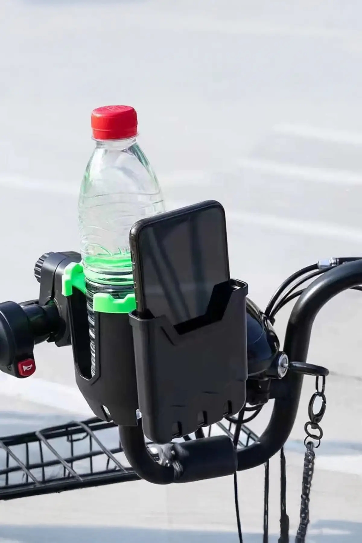 Motorsiklet Bisiklet Atv Telefon ve Bardak Tutucu Tutacağı 2in1 X23 Motorsiklet Bisiklet Atv Telefon ve Bardak Tutucu Tutacağı 2in1 X23