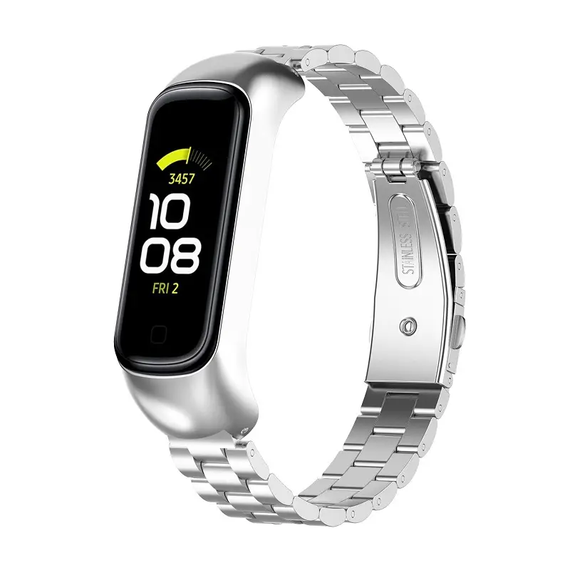 Samsung Galaxy Fit 2 R220 Uyumlu Çelik Steel Kordon Kayış Samsung Galaxy Fit 2 R220 Uyumlu Çelik Steel Kordon Kayış