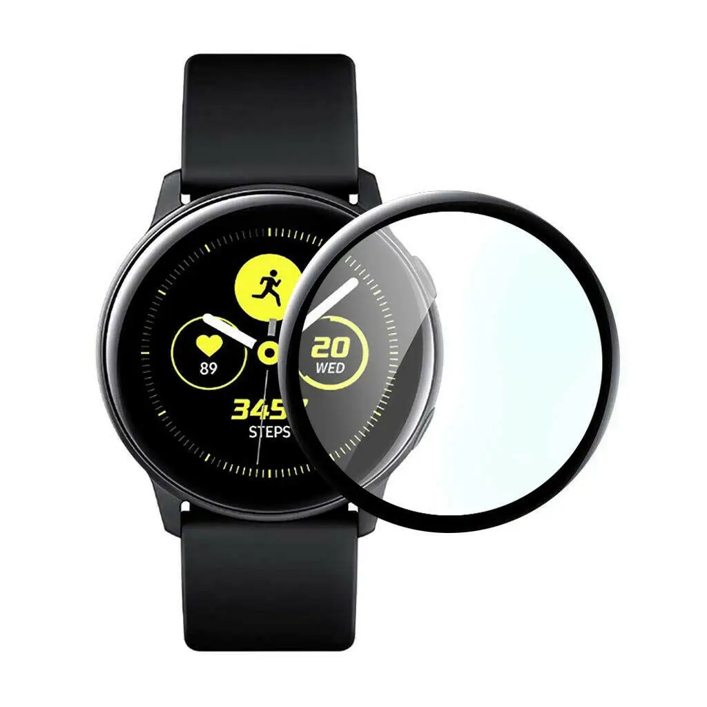 Samsung Galaxy Watch Active Sm-500 3D Cam Ekran Koruyucu Filmi Samsung Galaxy Watch Active Sm-500 3D Cam Ekran Koruyucu Filmi
