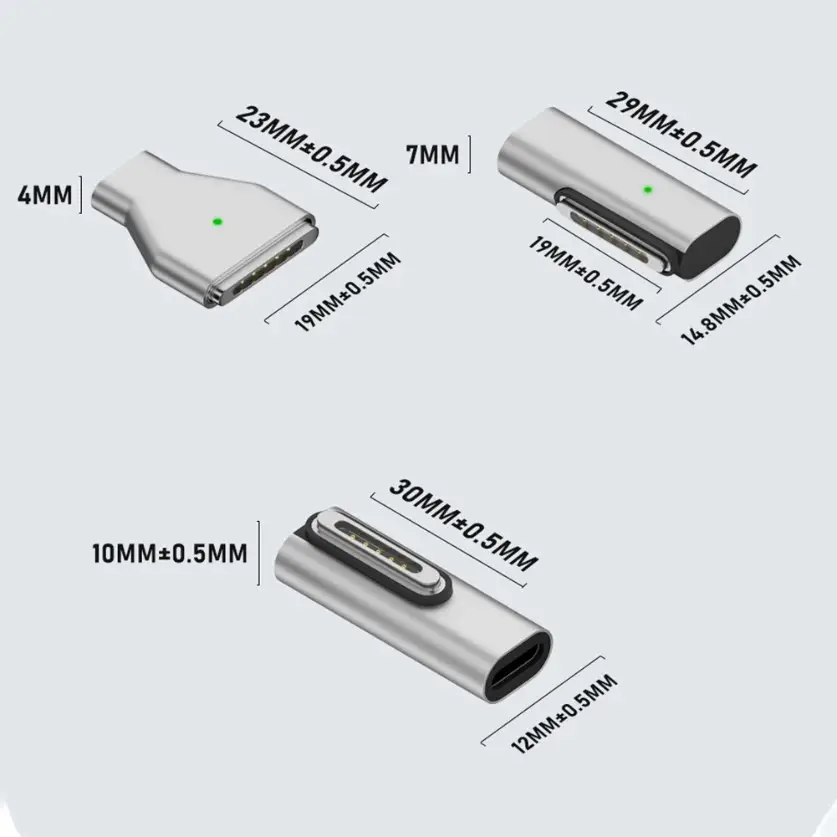 Type-C to Magsafe 3 ile Uyumlu 140W Destekli Şarj Çevirici Adaptör Type-C to Magsafe 3 ile Uyumlu 140W Destekli Şarj Çevirici Adaptör