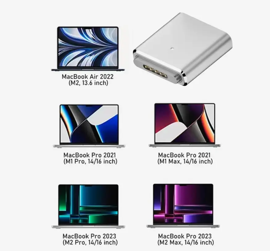 Type-C to Magsafe 3 ile Uyumlu 140W Destekli Şarj Çevirici Adaptör Type-C to Magsafe 3 ile Uyumlu 140W Destekli Şarj Çevirici Adaptör