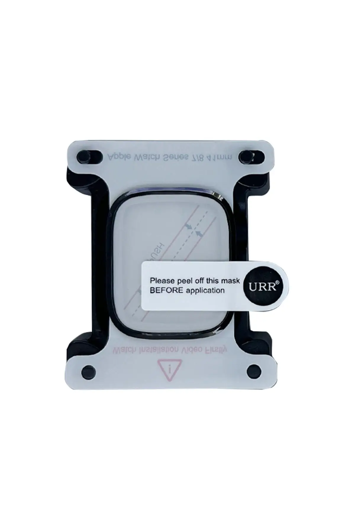 URR Apple Watch 41mm 2in1 PMMA Nano Ekran Koruyucu - Siyah URR Apple Watch 41mm 2in1 PMMA Nano Ekran Koruyucu - Siyah