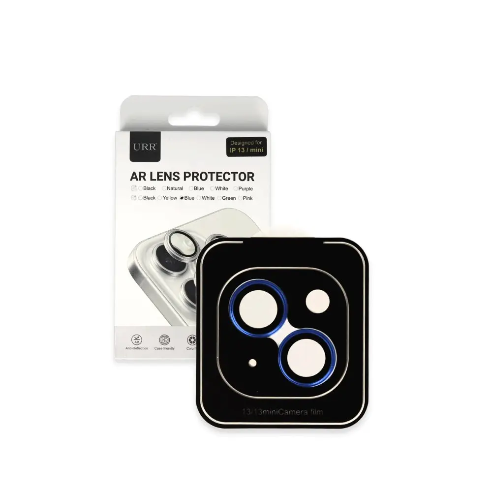 URR iPhone 13 Titanium Alloy Kamera Lens Koruyucu Lacivert URR iPhone 13 Titanium Alloy Kamera Lens Koruyucu Lacivert