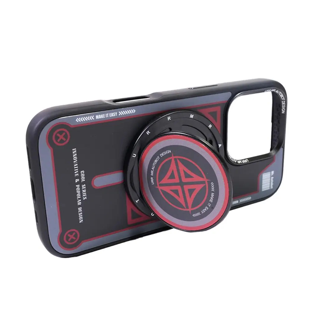 URR iPhone 15 Pro Max Cool Series Matte Pure PC Magsafe Kapak - Siyah URR iPhone 15 Pro Max Cool Series Matte Pure PC Magsafe Kapak - Siyah