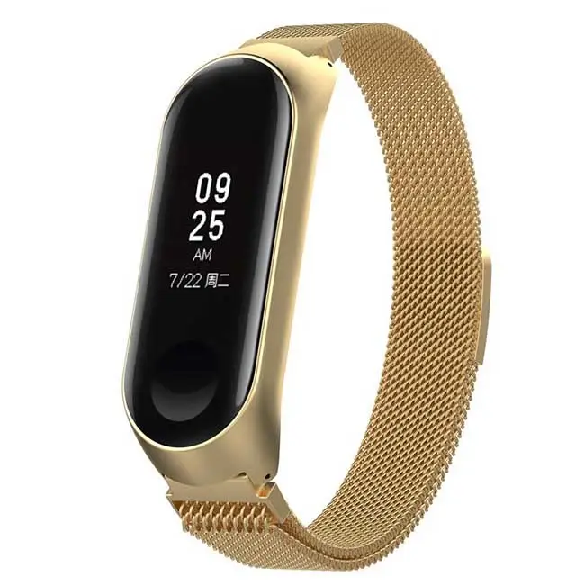 Xiaomi Mi Band 5 Mi Band 6 Uyumlu Metal Hasır Kordon Kayış Xiaomi Mi Band 5 Mi Band 6 Uyumlu Metal Hasır Kordon Kayış